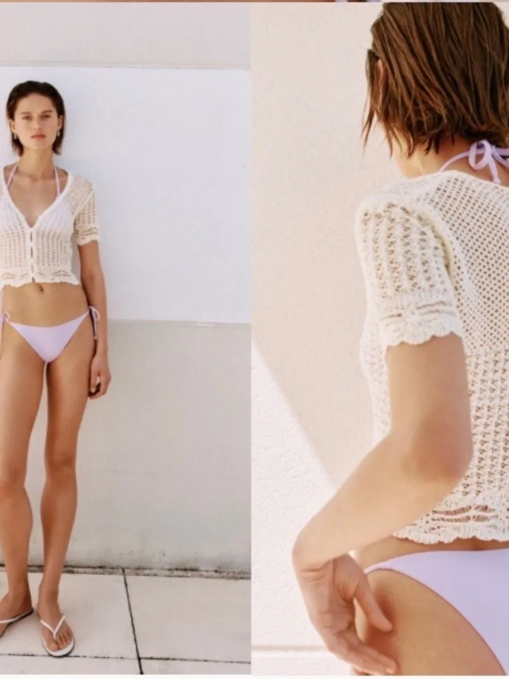 H&M crochet look
